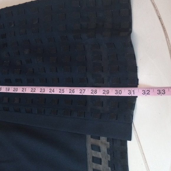 R&M Richards Karen Kwong Layered Top Open Jacket Black Size 16W - Picture 12 of 14